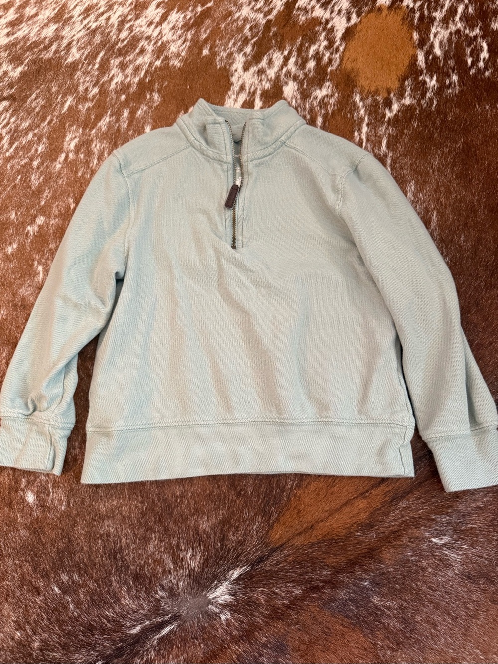 Tommy Bahama Light Mint Half-Zip Turtleneck Pullover